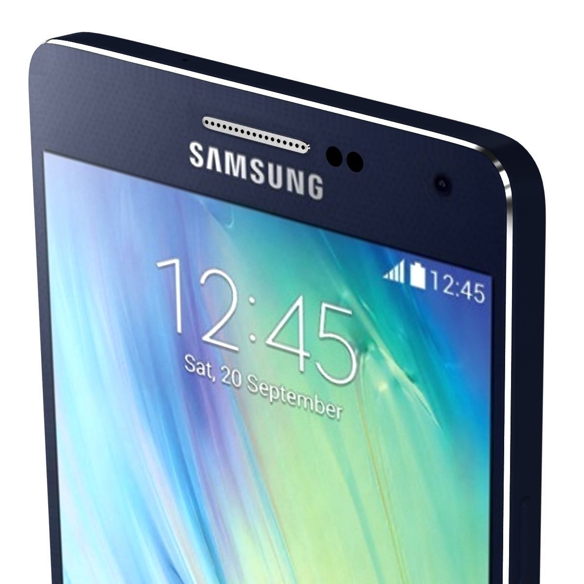 Samsung Galaxy A7 Black 3D model_3