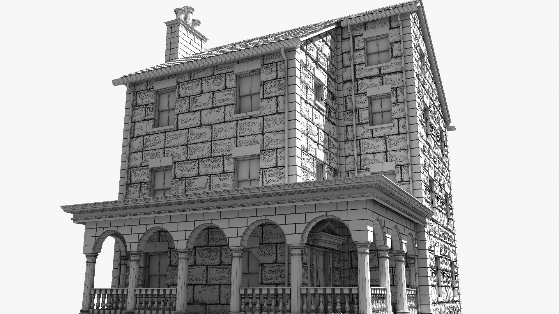 Mansion 04 3D model_15