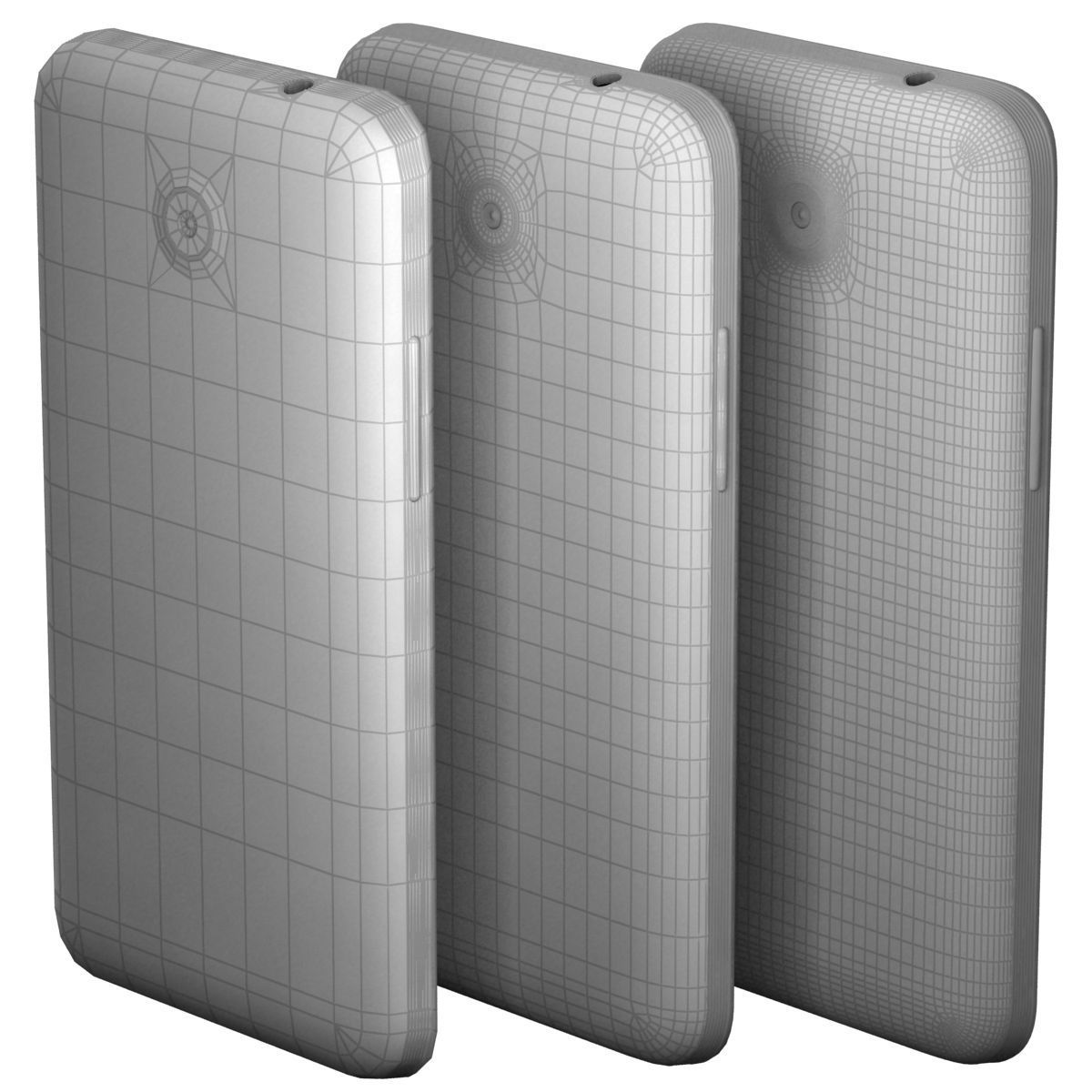 Samsung Galaxy Core 2 All Colors 3D model_25