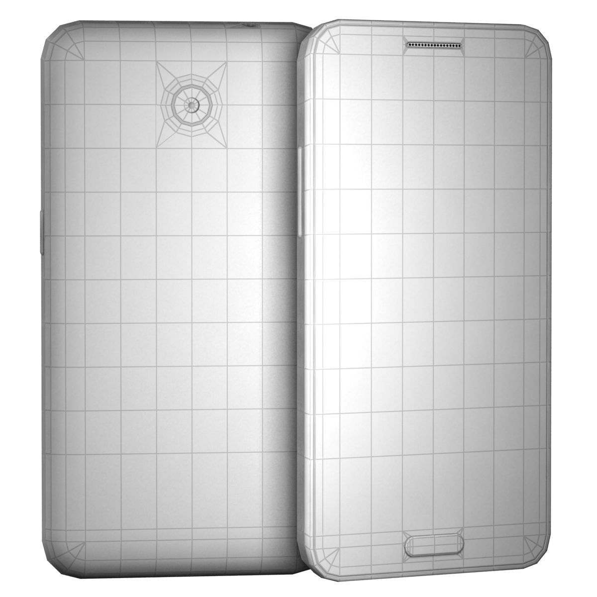 Samsung Galaxy Core 2 All Colors 3D model_17