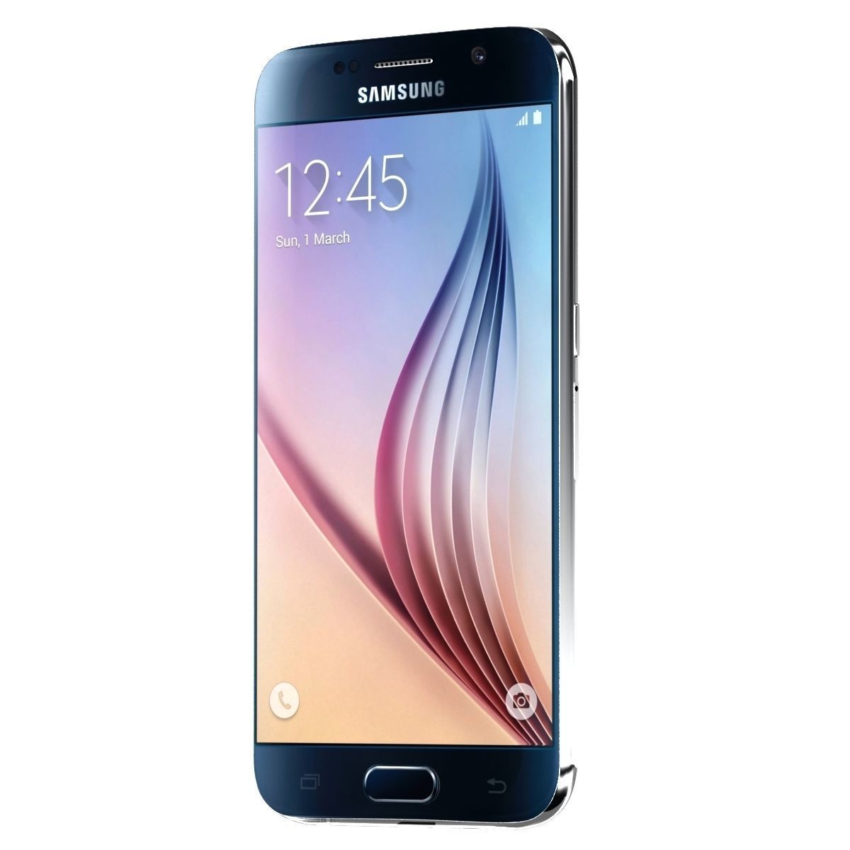 Samsung Galaxy S6 Black Sapphire 3D model_3