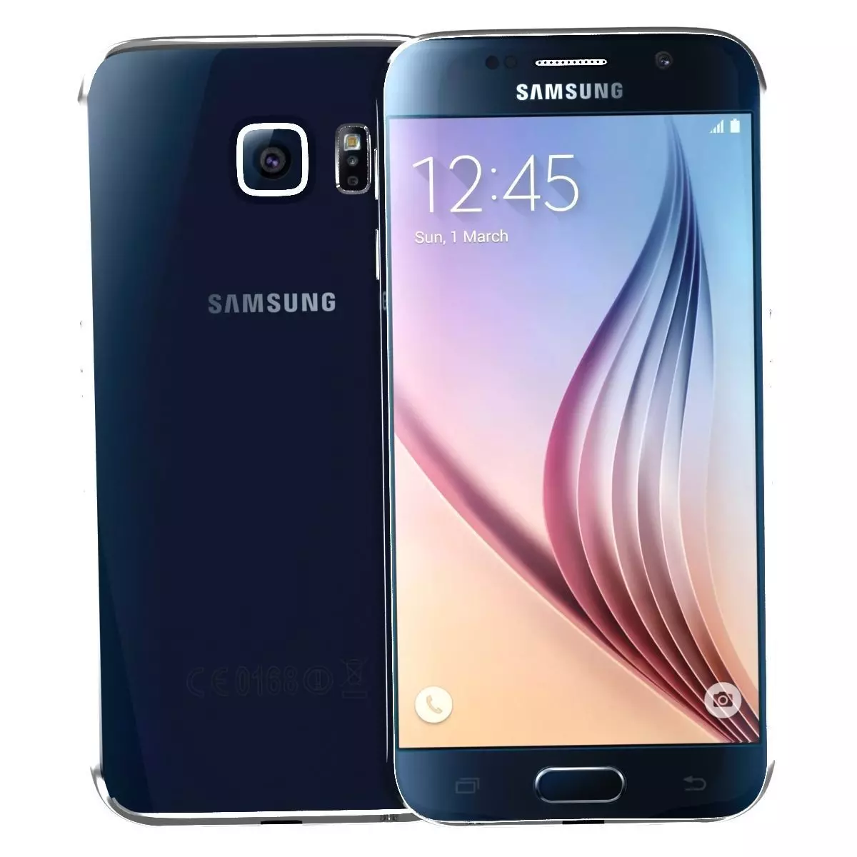 Samsung Galaxy S6 Black Sapphire 3D model_0