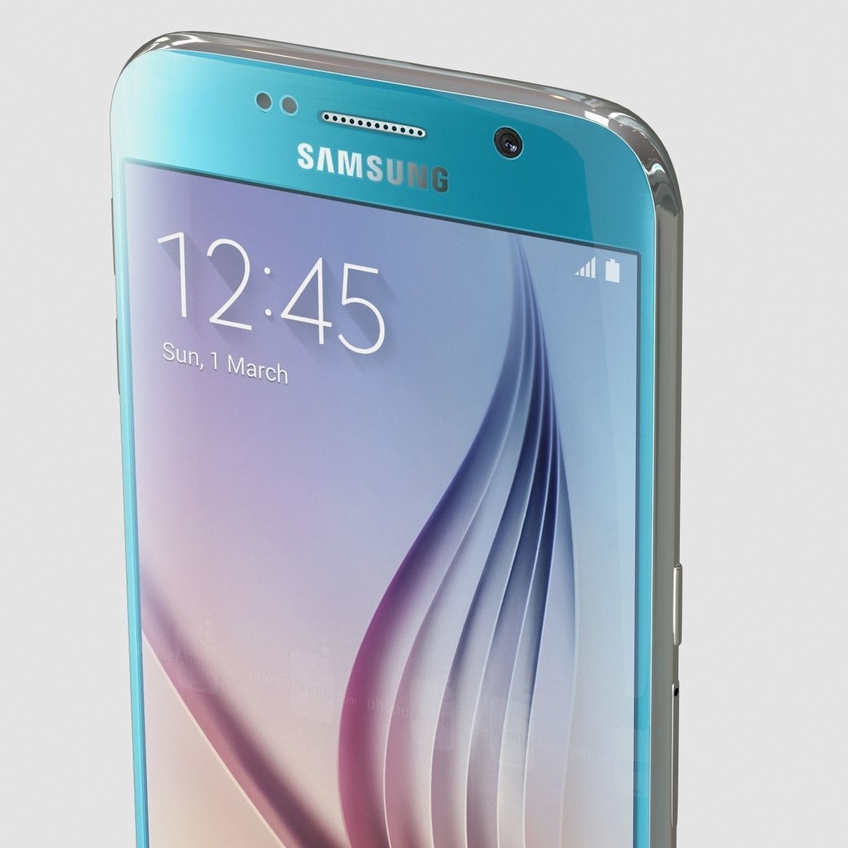 Samsung Galaxy S6 Blue Topaz 3D model_4