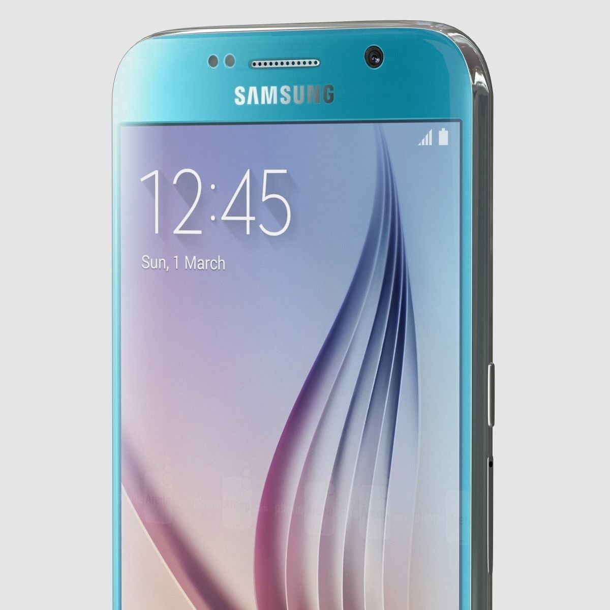 Samsung Galaxy S6 Blue Topaz 3D model_3