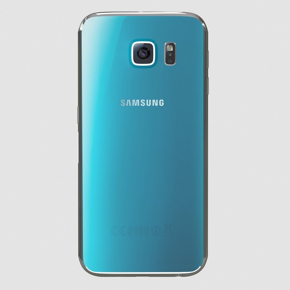 Samsung Galaxy S6 Blue Topaz 3D model_5