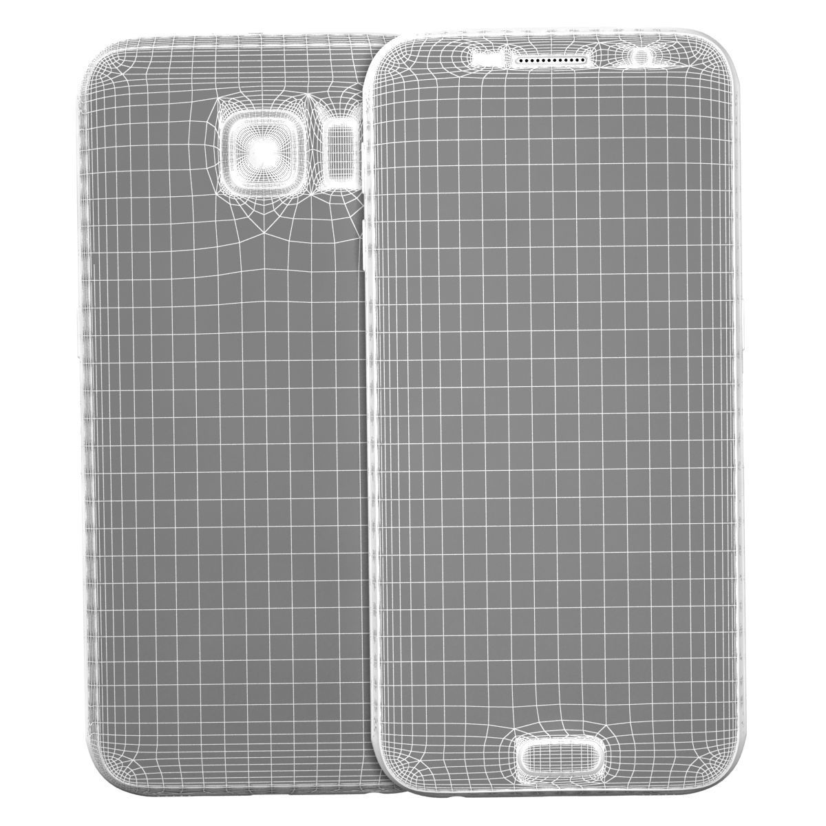 Samsung Galaxy S6 Gold Platinum 3D model_9