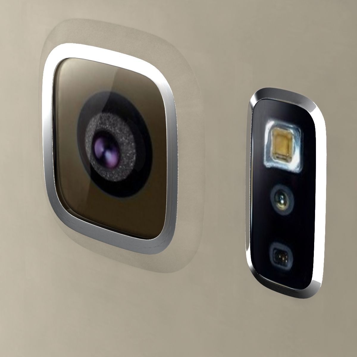 Samsung Galaxy S6 Gold Platinum 3D model_5