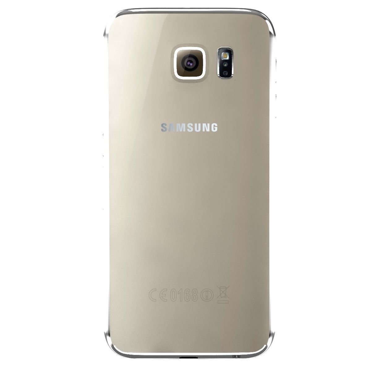 Samsung Galaxy S6 Gold Platinum 3D model_4