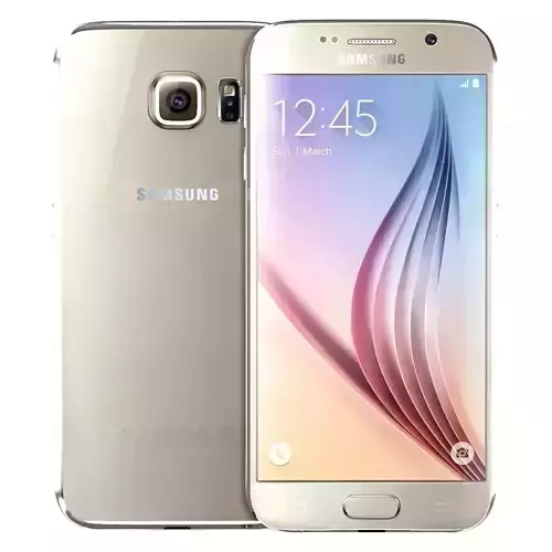 Samsung Galaxy S6 Gold Platinum 3D model