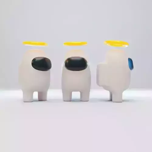 Among Us Angel Halo Character