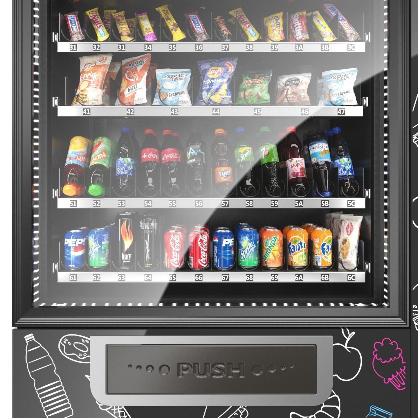 Unicum Rosso Large Foodbox TOUCH TO GO  3D model_3