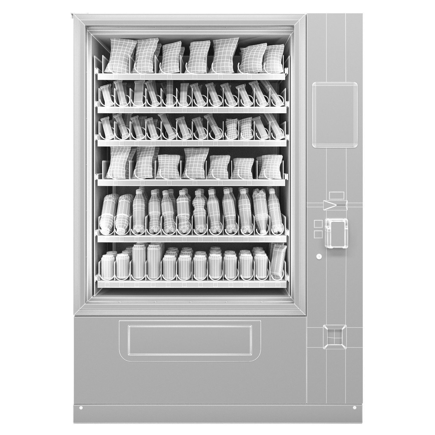 Unicum Rosso Large Foodbox TOUCH TO GO  3D model_11