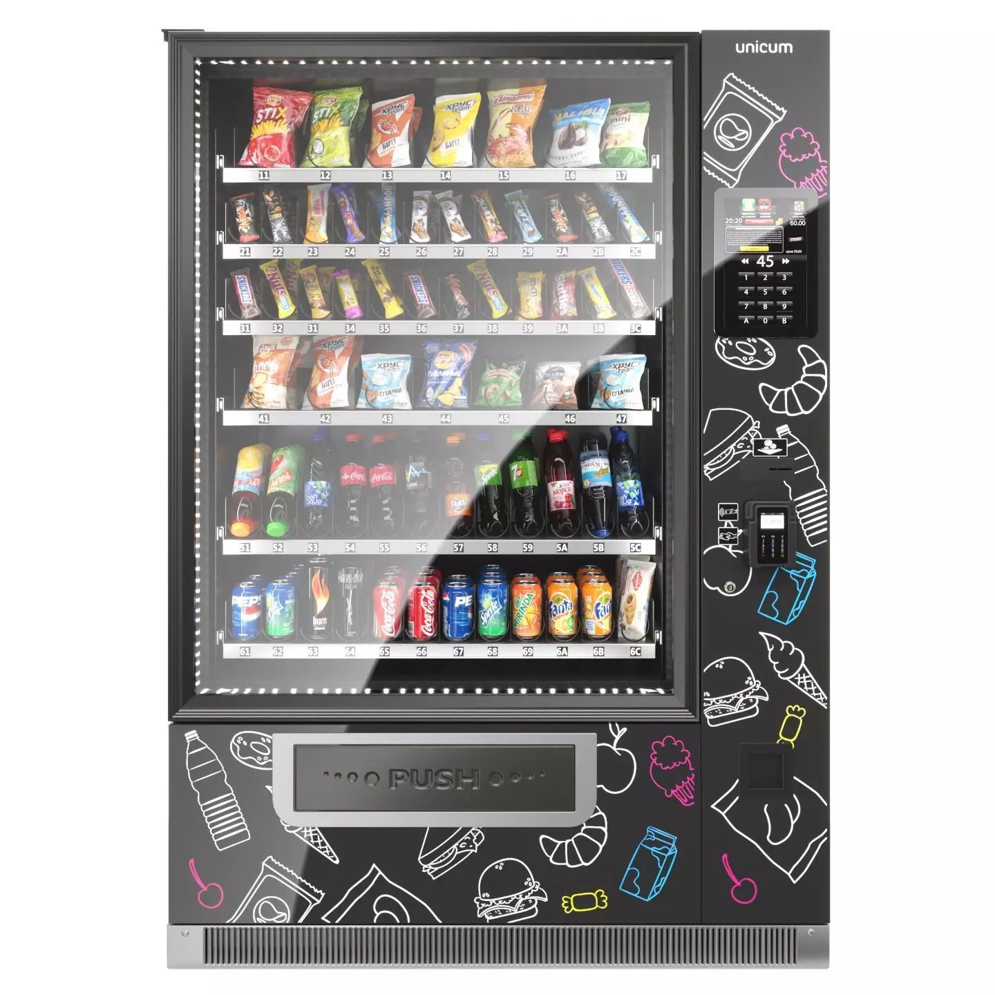 Unicum Rosso Large Foodbox TOUCH TO GO  3D model_0