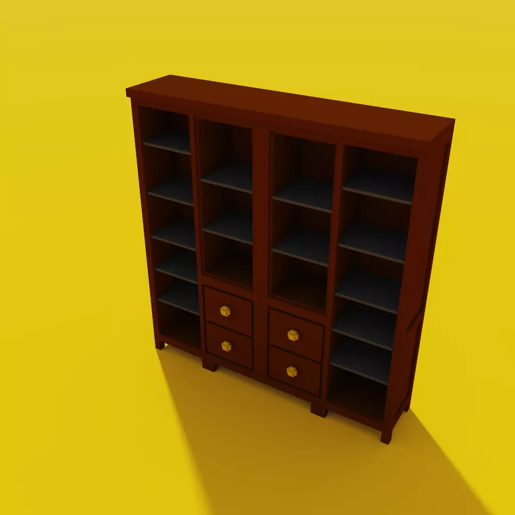 Bookshelf bookcase Free 3D model