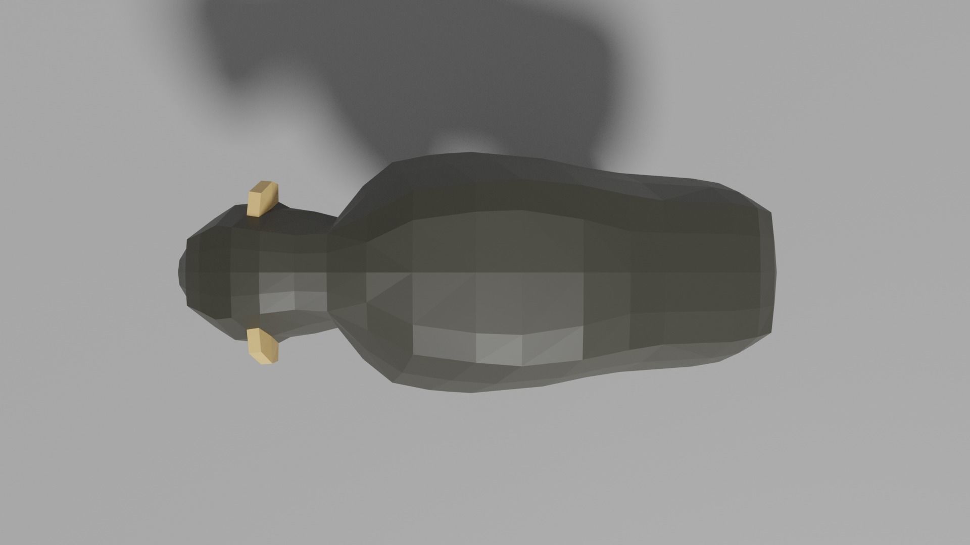 Cartoon Chimpanzee Low-poly 3D model_3