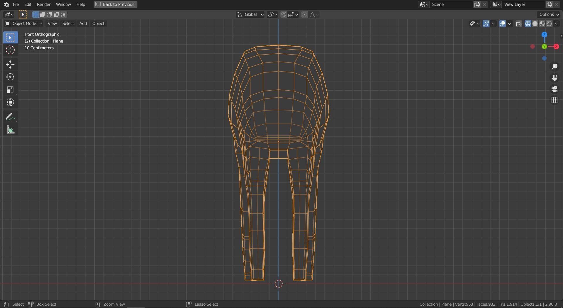 Cartoon Chimpanzee Low-poly 3D model_11