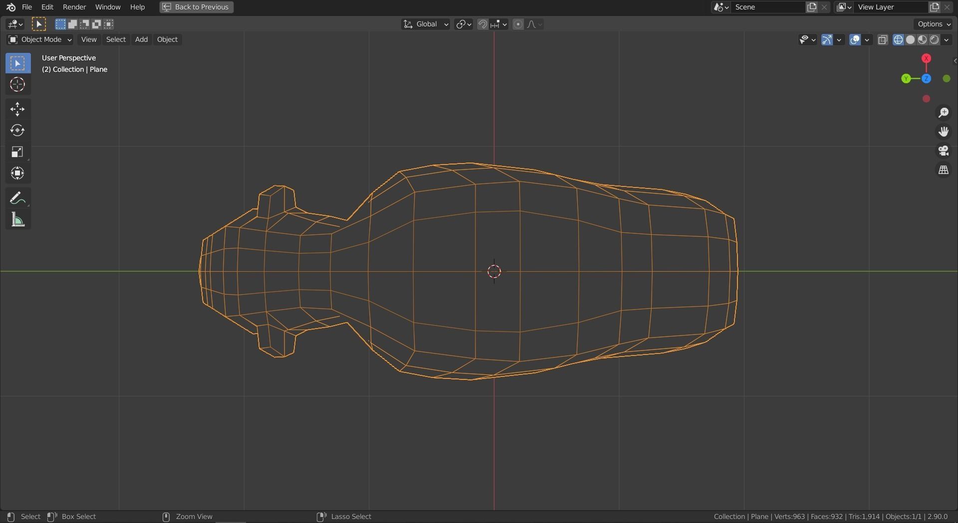 Cartoon Chimpanzee Low-poly 3D model_9