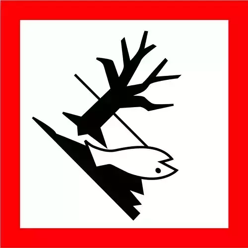 cat cat hazard sign with fish and tree Free 3D model