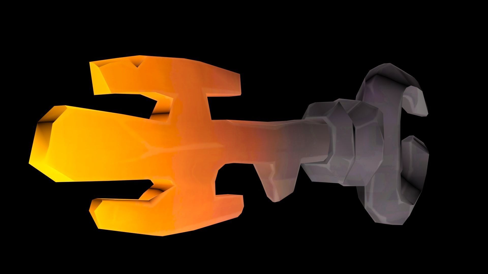 Sea of Thieves - Ashen Key 3D Model 3D model_3