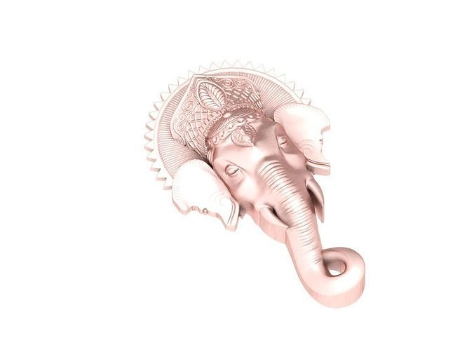 elephant lord ganesha 3D print model
