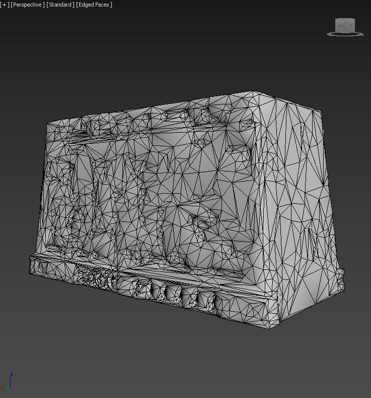 Low poly Mayan Inca Ruin Temple Modular Pack Low-poly 3D model_20