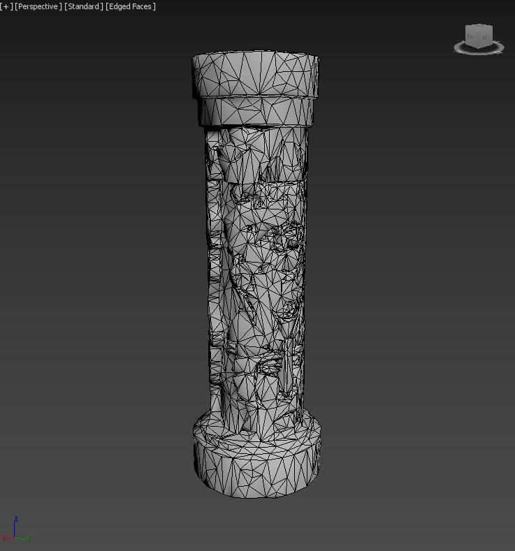 Low poly Mayan Inca Ruin Temple Modular Pack Low-poly 3D model_12