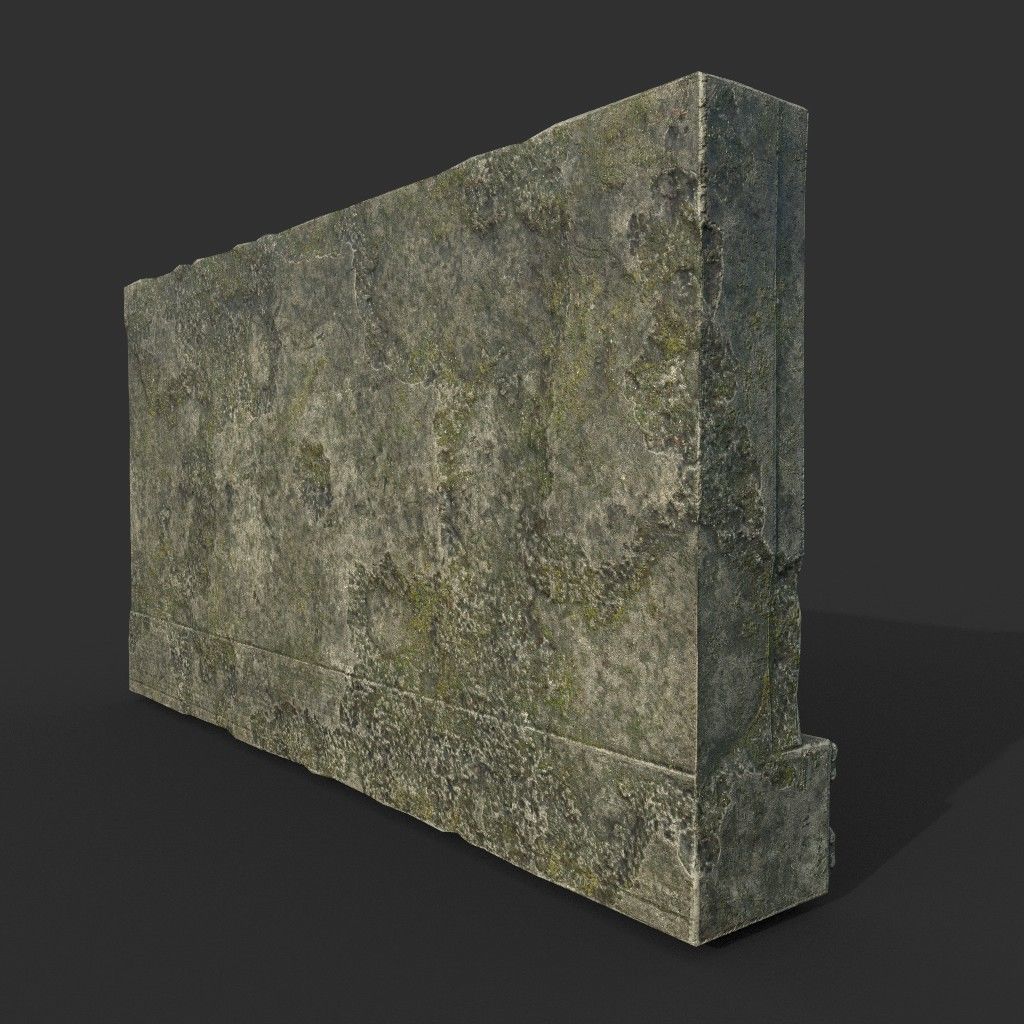 Low poly Mayan Inca Ruin Temple Modular Pack Low-poly 3D model_7