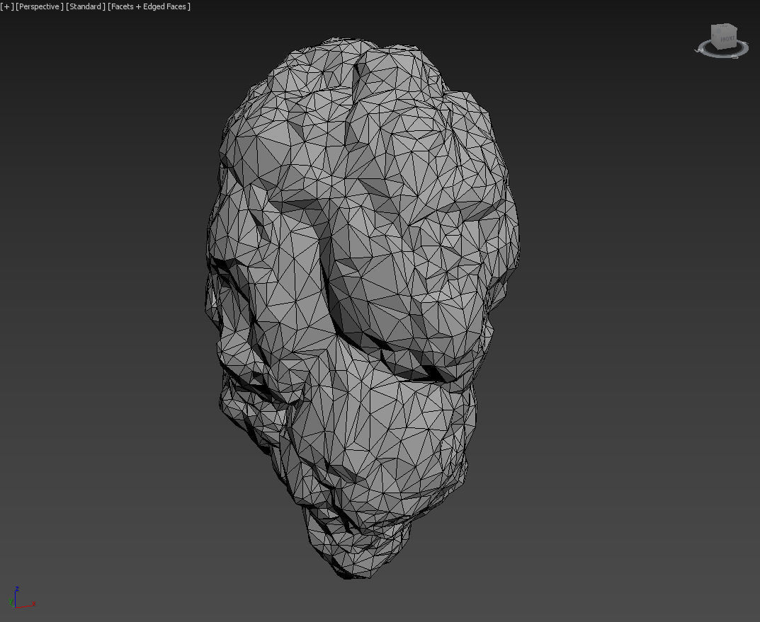 Low poly Floating Island Black Rock Pack 190502 Low-poly 3D model_5