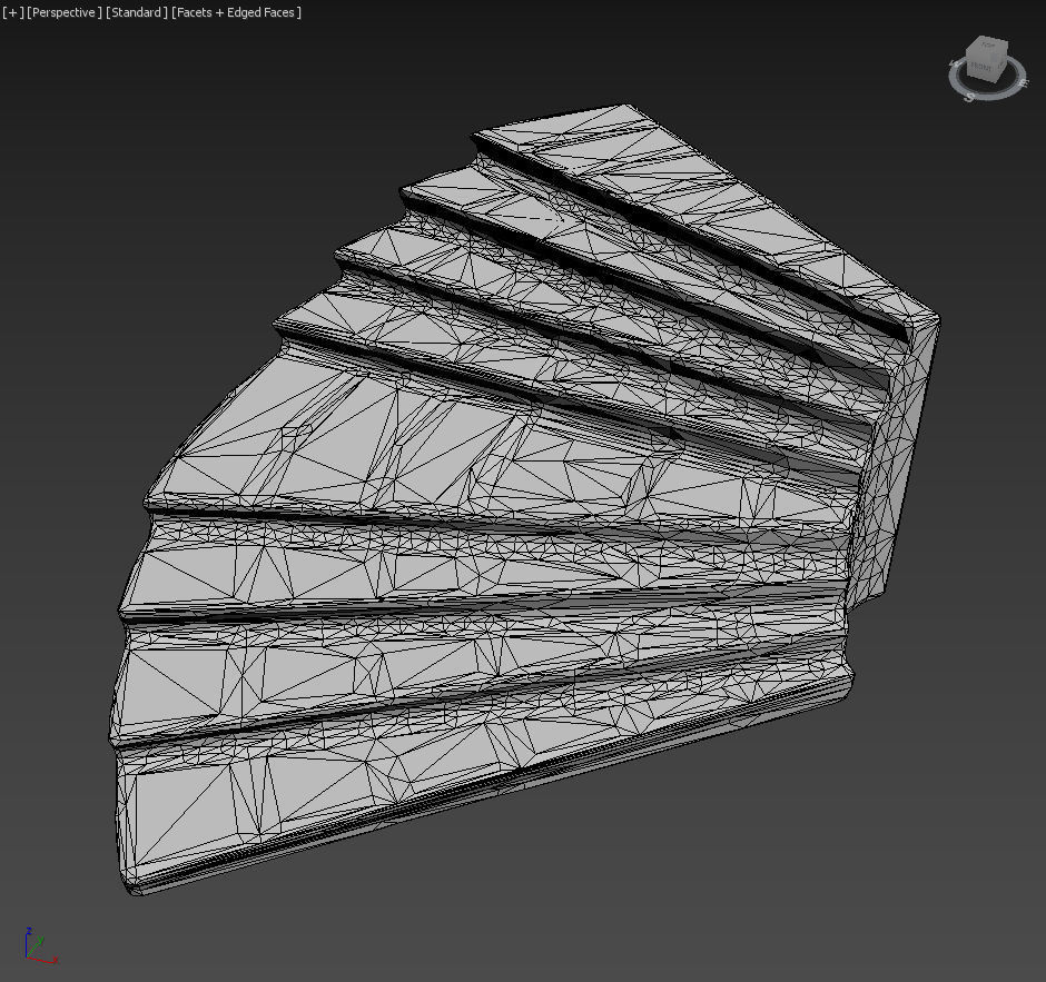 Low poly Ancient Roman Ruin Construction Pack - White Granite Low-poly 3D model_53