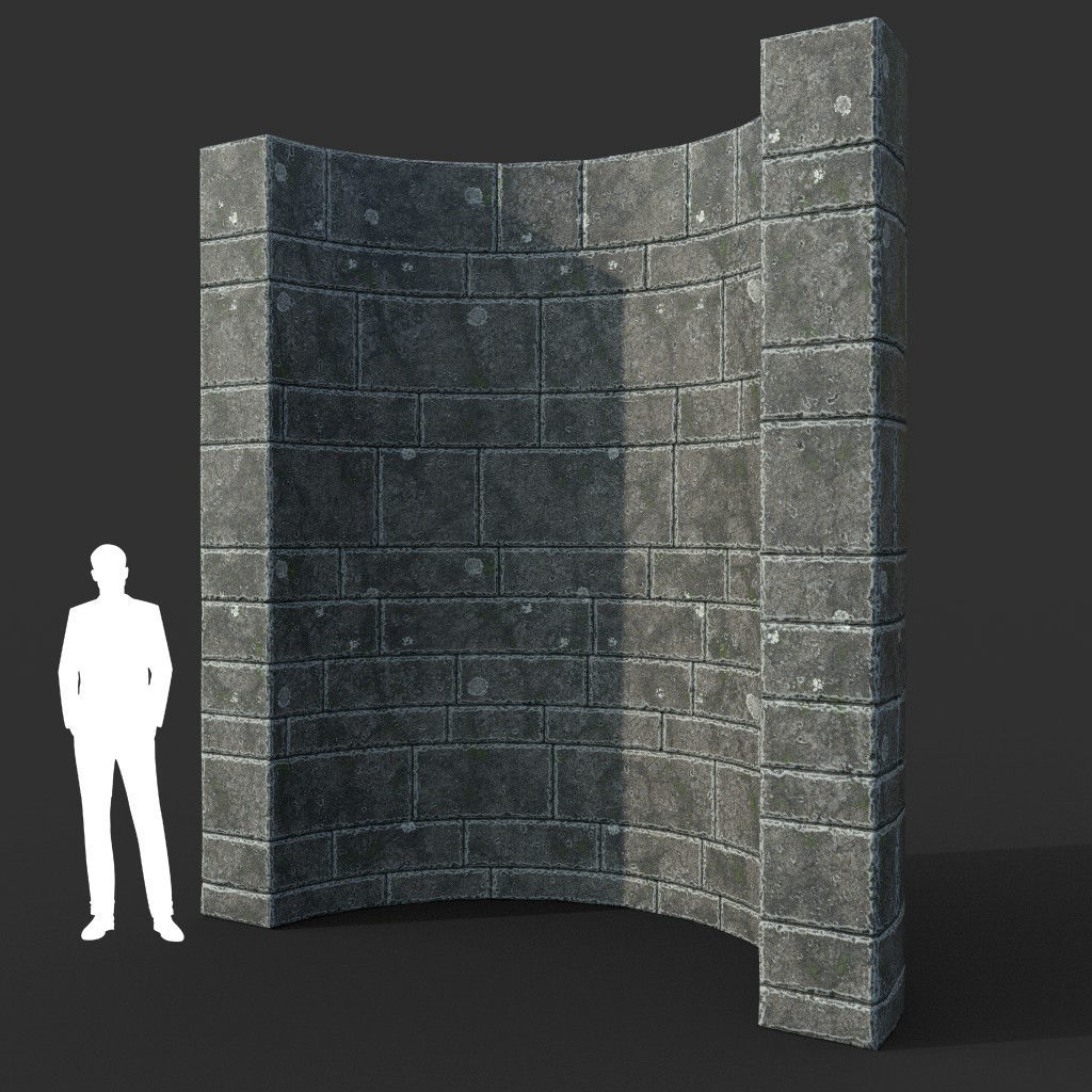 Low poly Ancient Dragon Temple Element Pack Low-poly 3D model_47