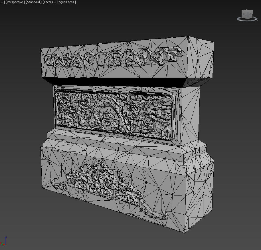 Low poly Ancient Dragon Temple Element Pack Low-poly 3D model_19
