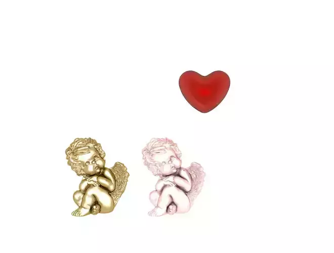 angel baby kute 3D print model