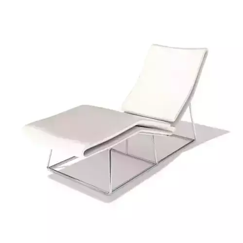 White modern lounge armchair 96 am45