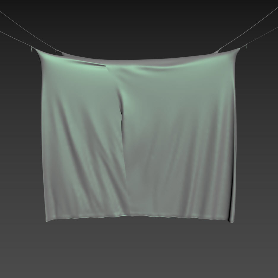 Mosquitoes net 1 3D model_4