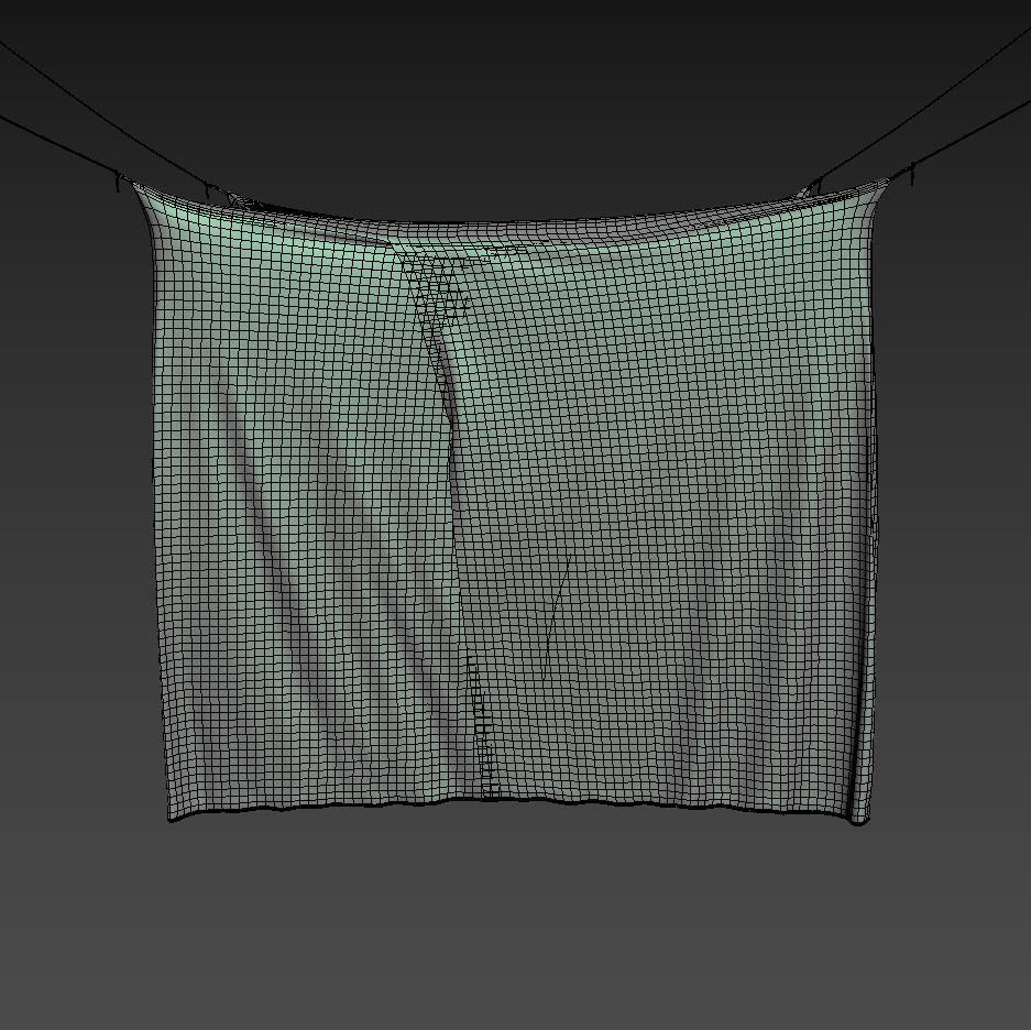 Mosquitoes net 1 3D model_3