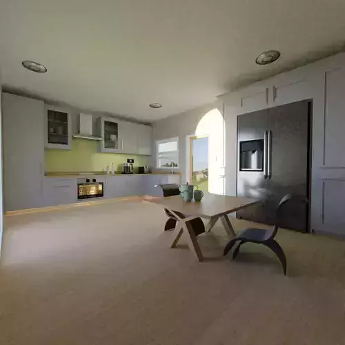 Kitchen with table and chairs