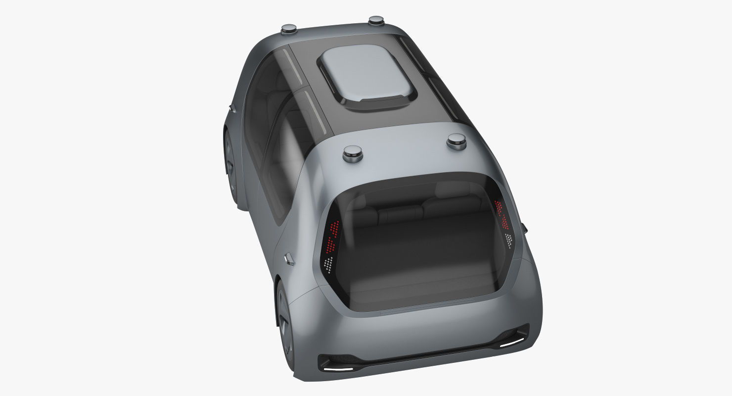Self-Driving Shuttle Concept 3D model_8