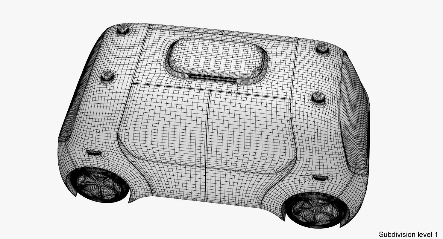 Self-Driving Shuttle Concept 3D model_17