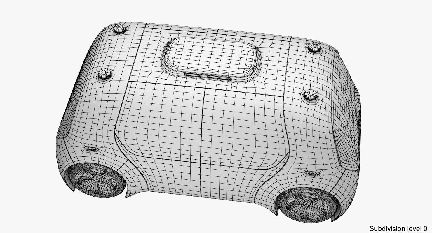 Self-Driving Shuttle Concept 3D model_16