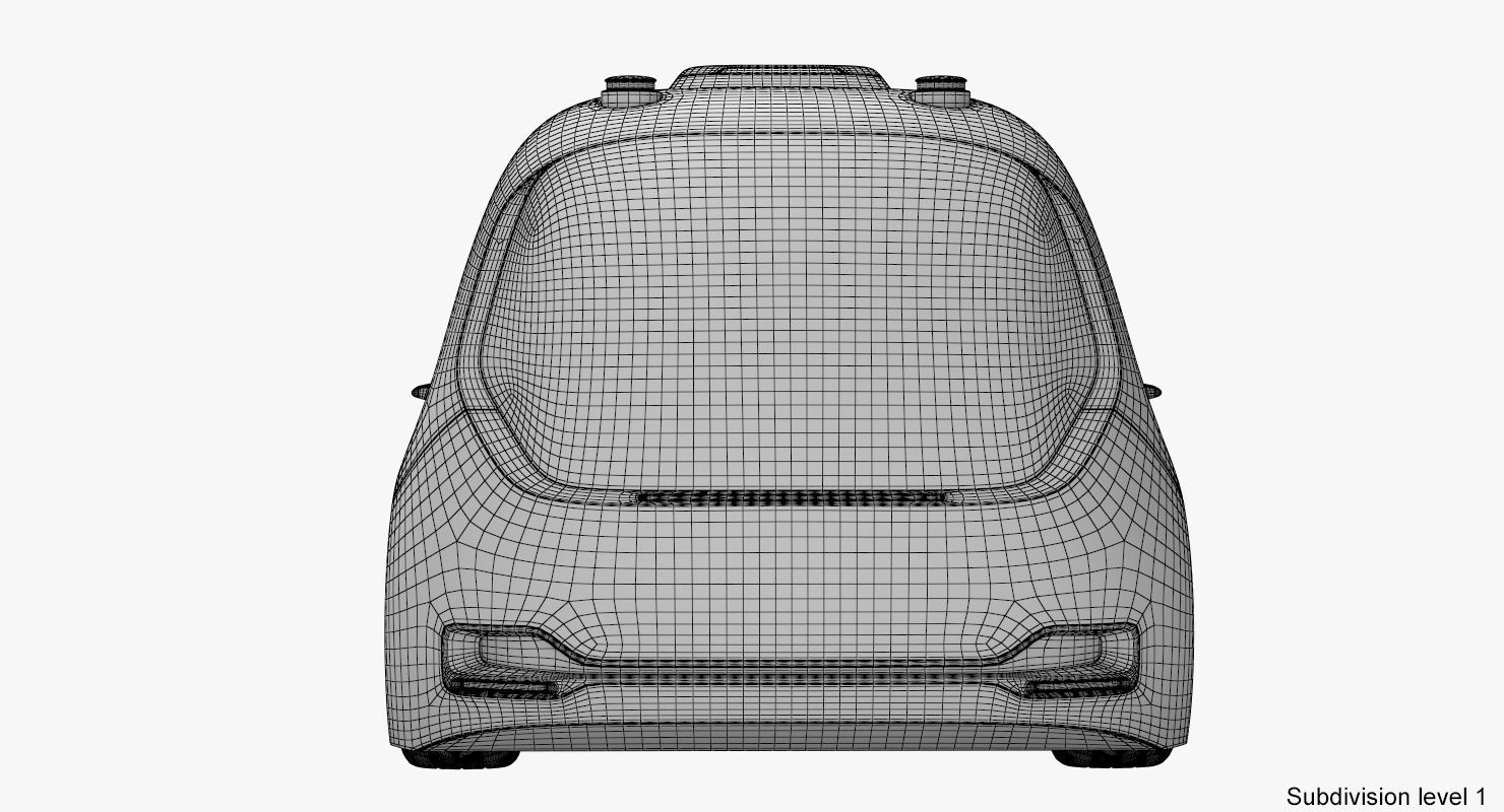 Self-Driving Shuttle Concept 3D model_19
