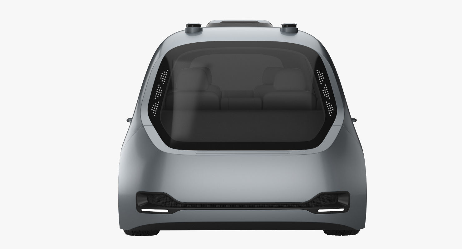 Self-Driving Shuttle Concept 3D model_5