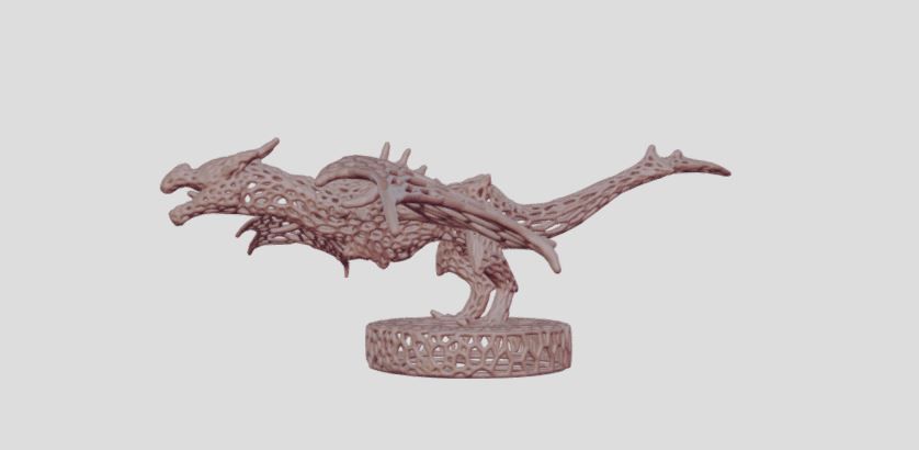 dragon dinosaur 3D print model_1