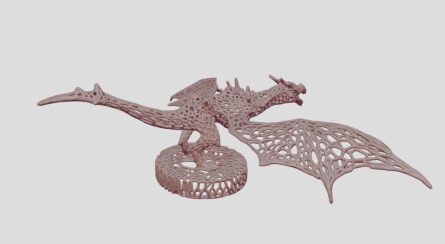 dragon dinosaur 3D print model_7