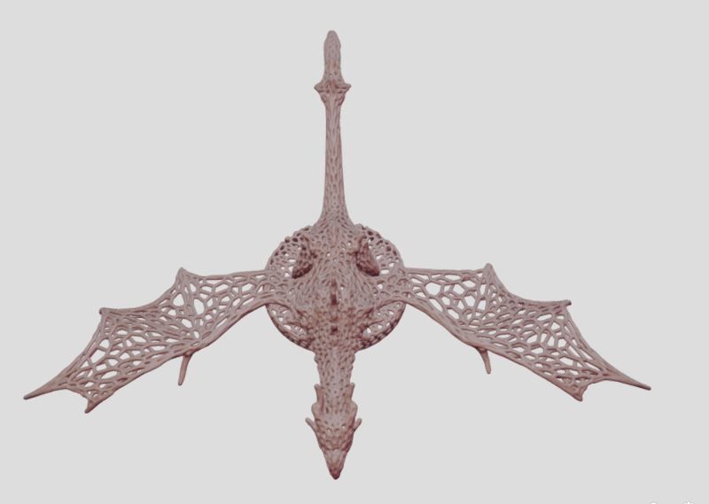 dragon dinosaur 3D print model_4