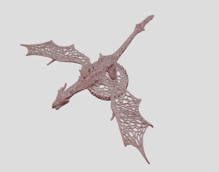 dragon dinosaur 3D print model_3