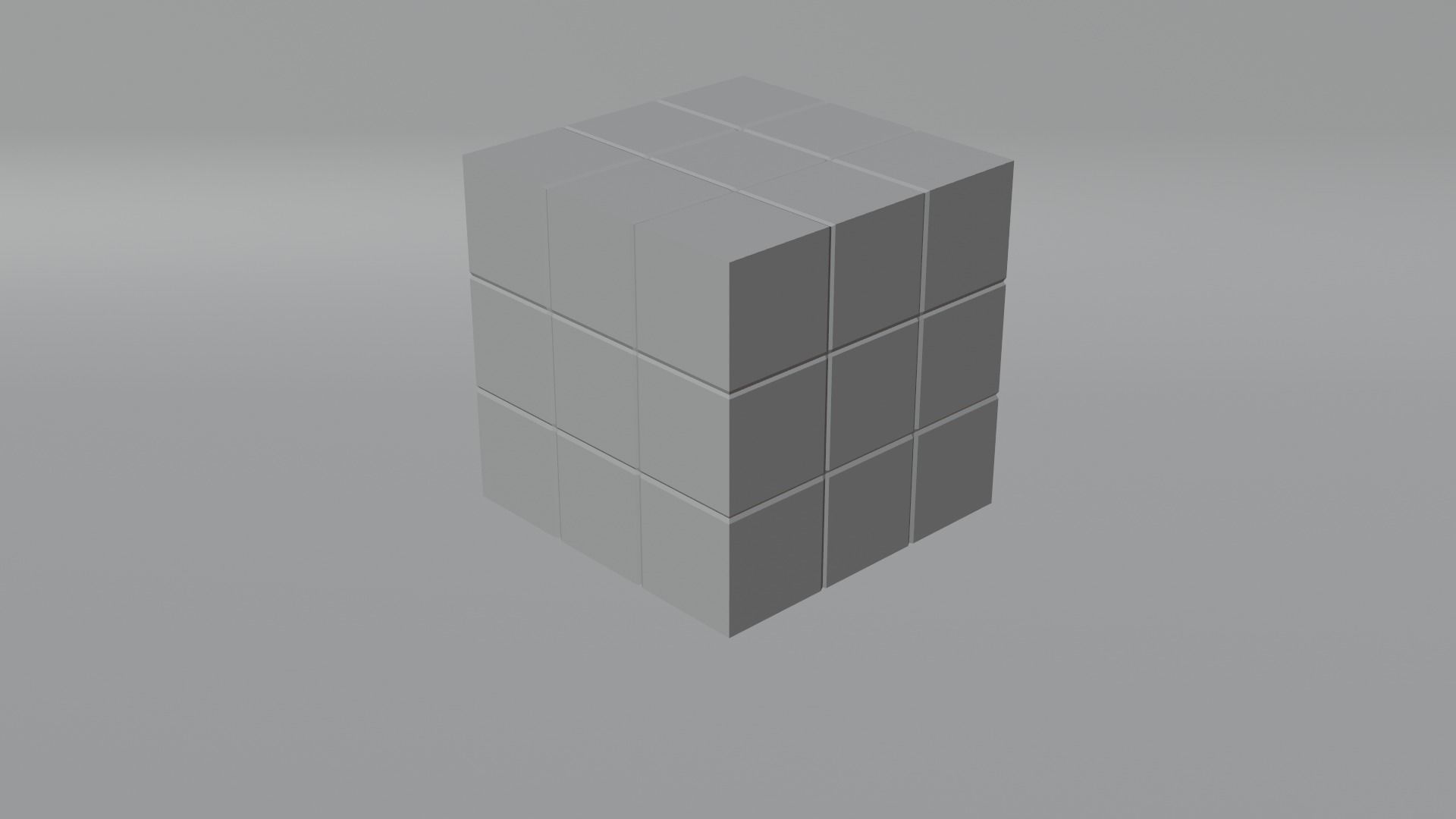 Rubic Free low-poly 3D model_1