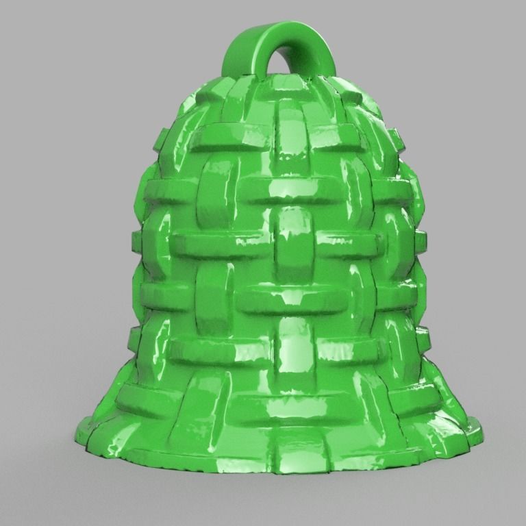 cloche de noel X76   3d print  3D print model_31