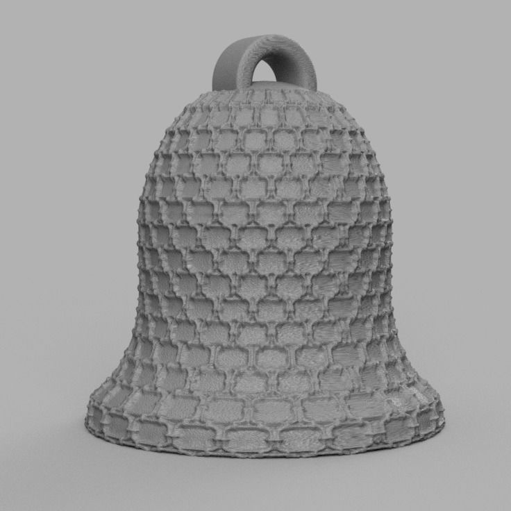 cloche de noel X76   3d print  3D print model_36