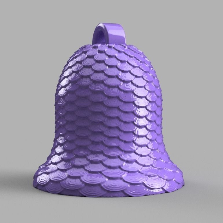 cloche de noel X76   3d print  3D print model_60