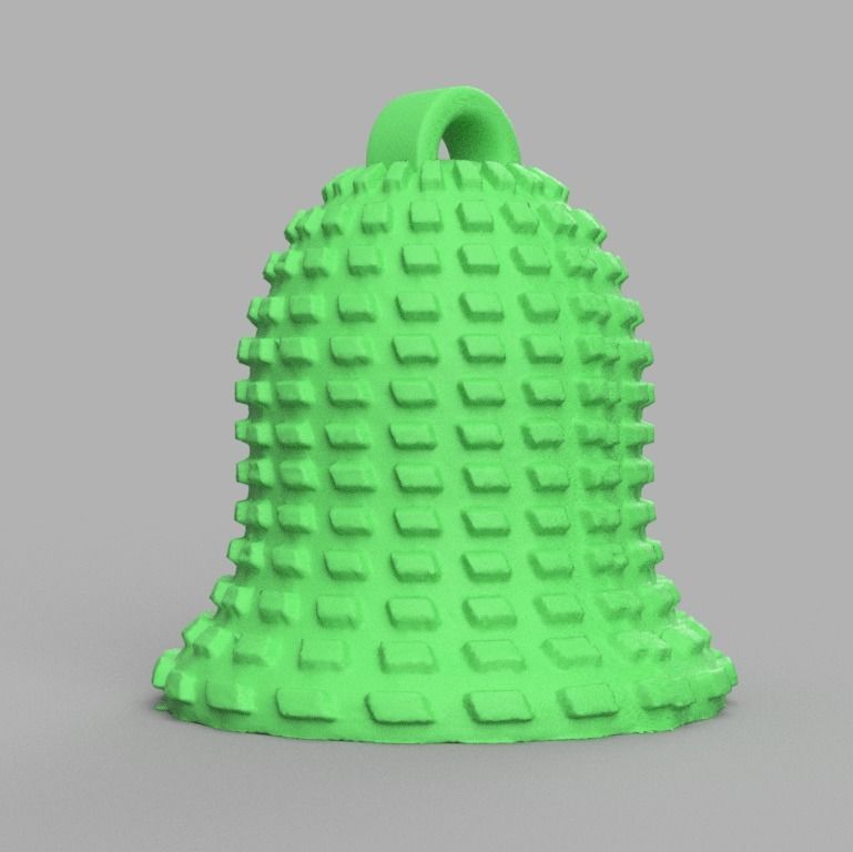 cloche de noel X76   3d print  3D print model_61